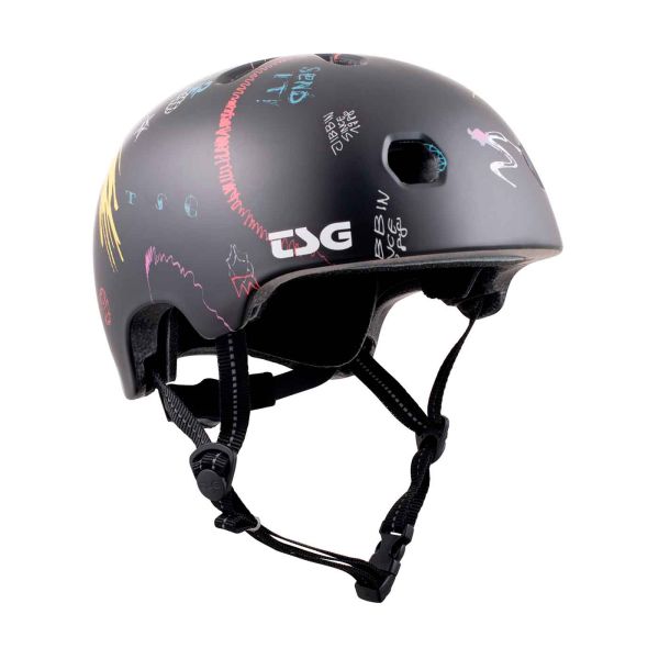 TSG Meta Skaterhelmet Black Drip-In