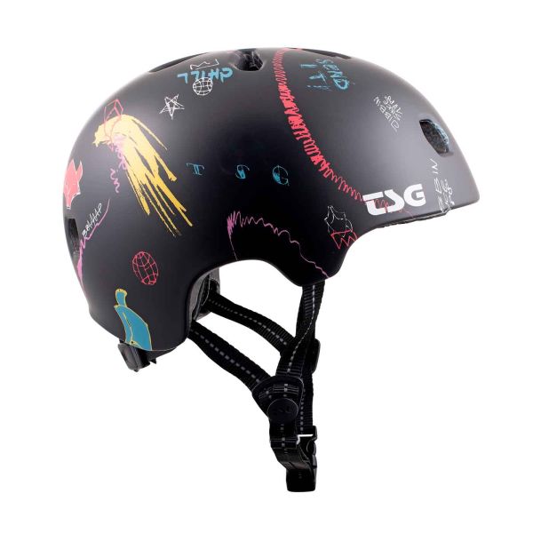 TSG Meta Skaterhelmet Black Drip-In