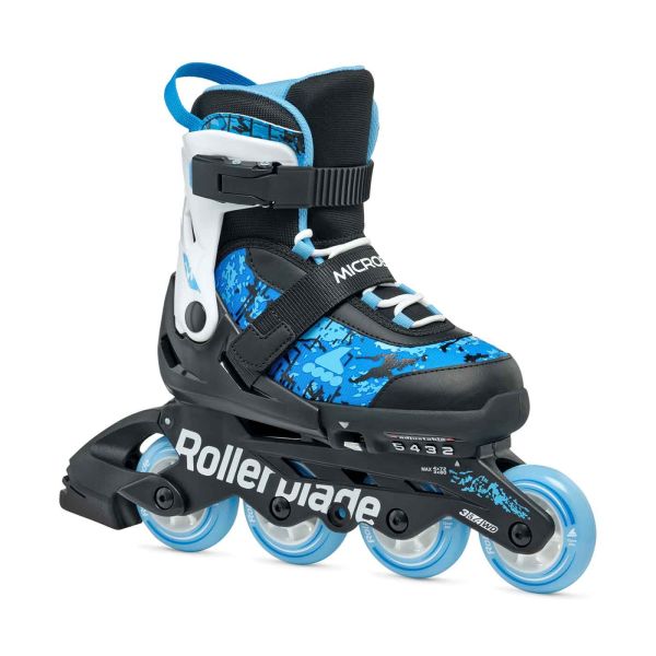 Rollerblade MICROBLADE SL, 33-36,5, NF02 BLACK/SKY BLUE