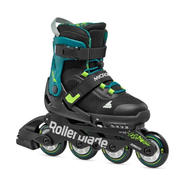 Rollerblade MICROBLADE, 210, NG02 BLACK/PETROL GREEN