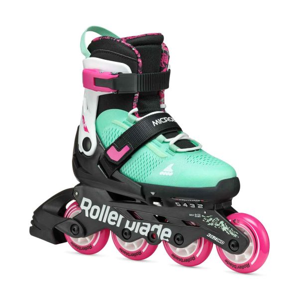 Rollerblade MICROBLADE XT, 33-36,5, NG03 BLACK/SEA GREEN