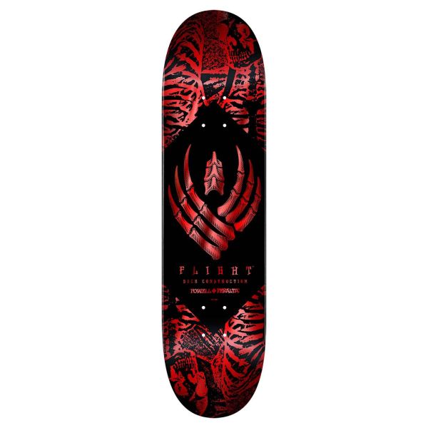 Powell Peralta Skeleton Red Foil Flight Deck 8.38 X 32.08