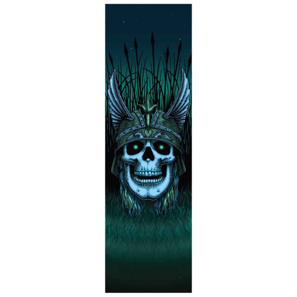 Powell Peralta GripTape Anderson Green Skull Sheet 9 x 33