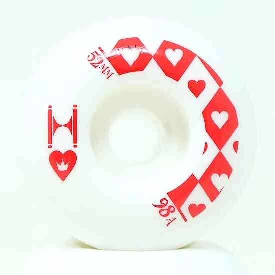 Huck Wheel 52mm Queen Of Hearts