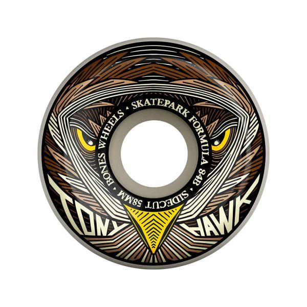 Bones Wheels Pro SPF Hawk Night 58 mm Sidecuts 84B 4 Pak