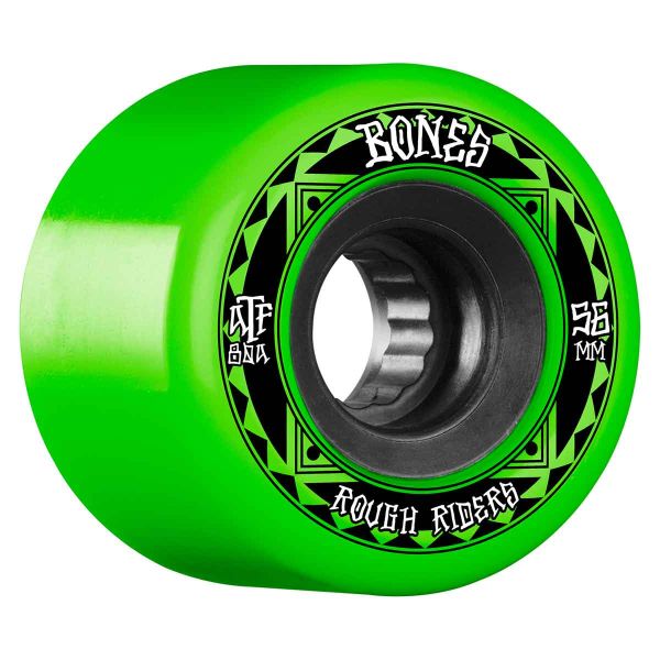 Powell Peralta ATF Rough Rider Skateboard Wheels Runners 56mm x 40mm 80A 4pk Green